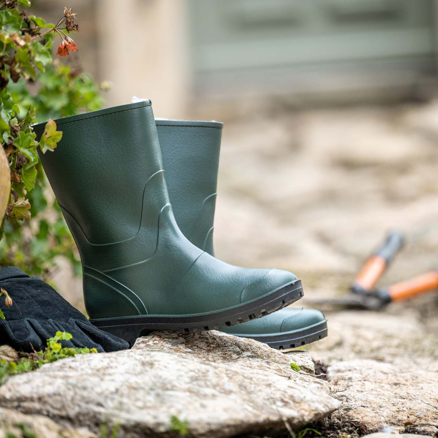 Bottes de discount pluie fourrées homme